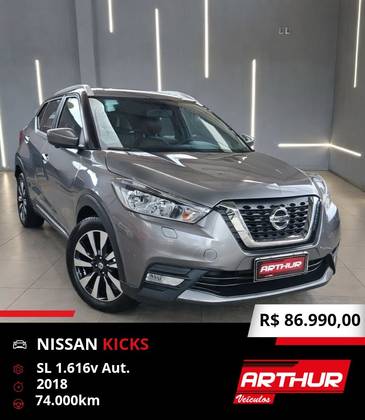 NISSAN KICKS 1.6 16V FLEXSTART SL 4P XTRONIC